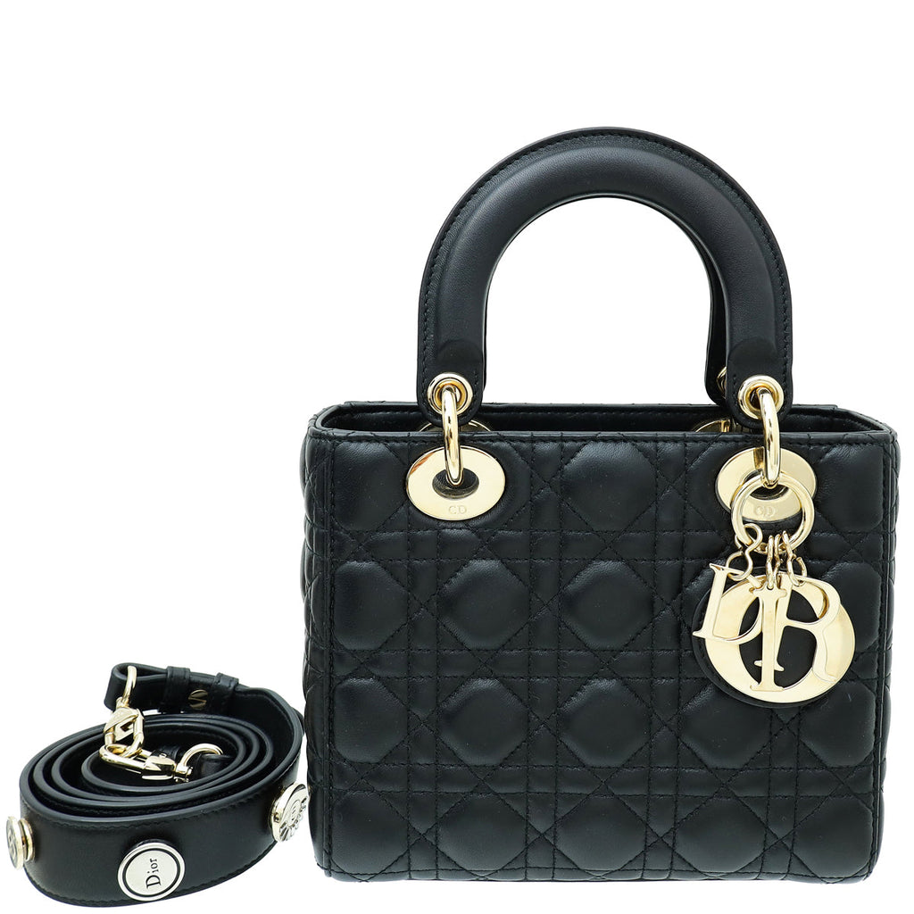 Dior Lady Dior Leather Handbag Style 37