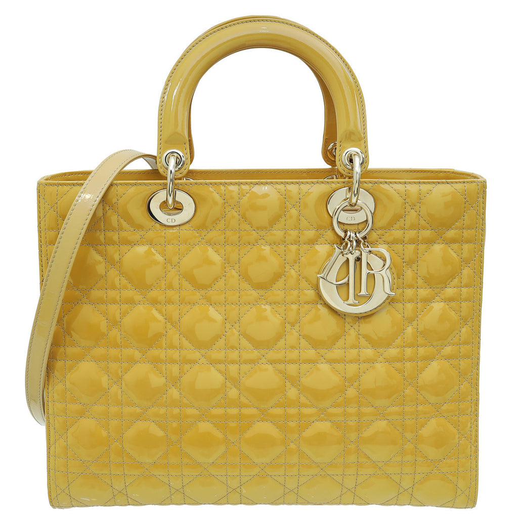 Dior Lady Dior Leather Handbag Style 66