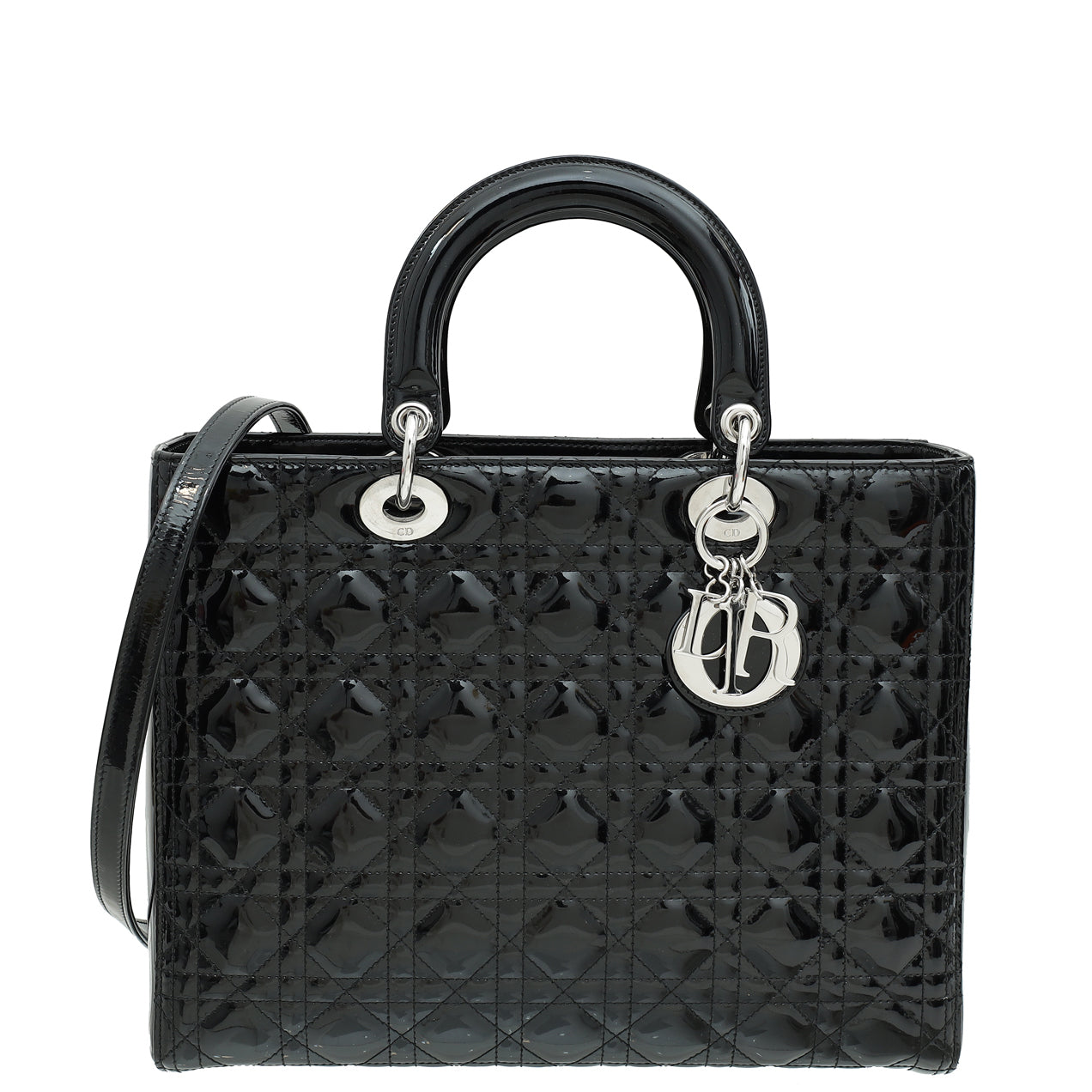 Dior Lady Dior Leather Handbag Style 54
