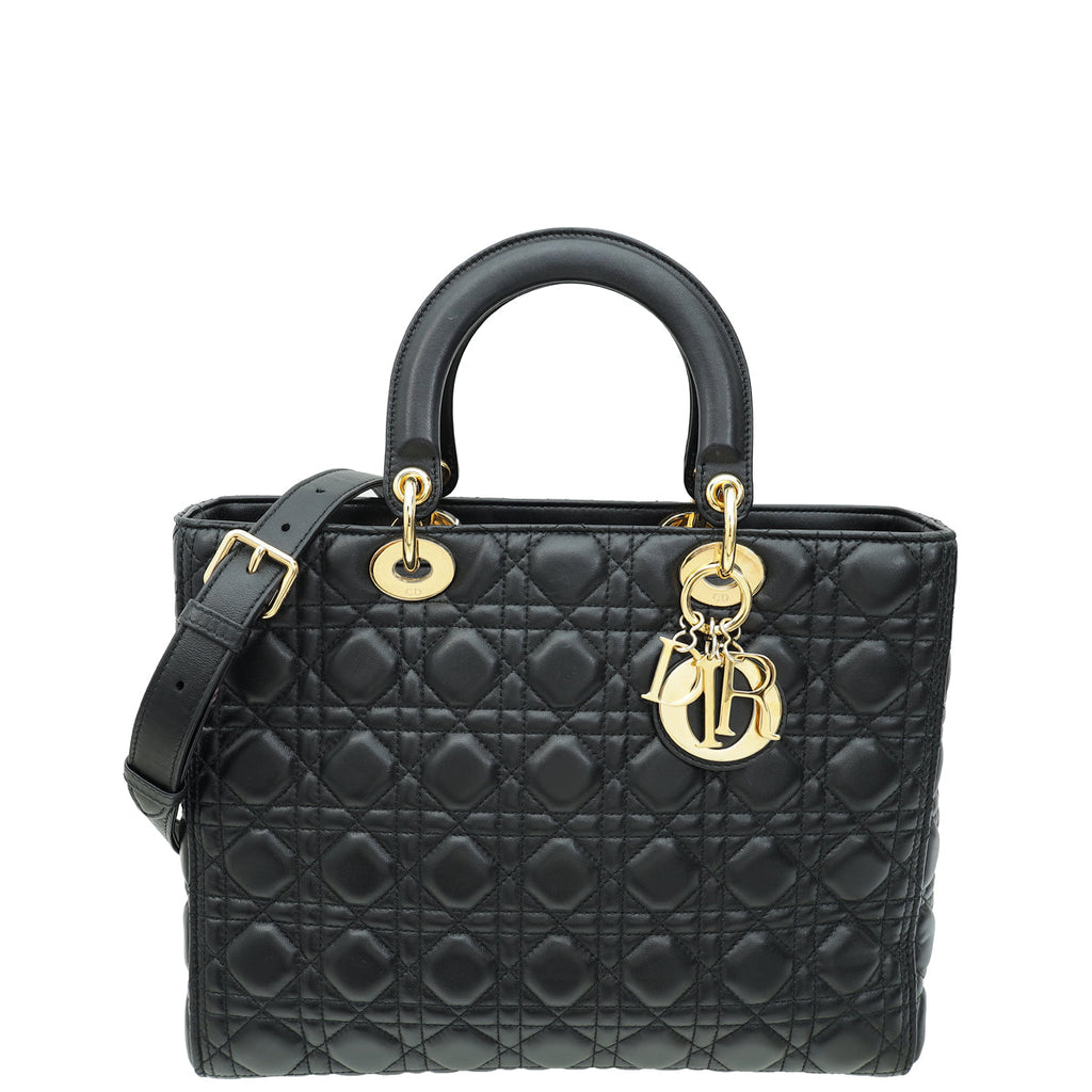 Dior Lady Dior Leather Handbag Style 47