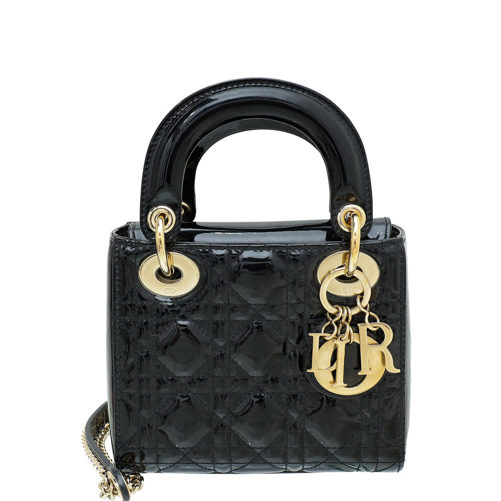 Dior Lady Dior Leather Handbag Style 28