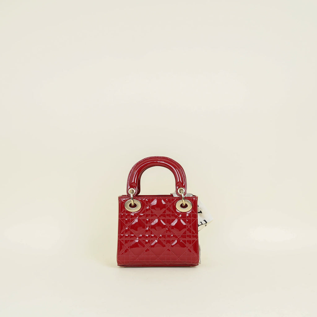 Dior Lady Dior Leather Handbag Style 95