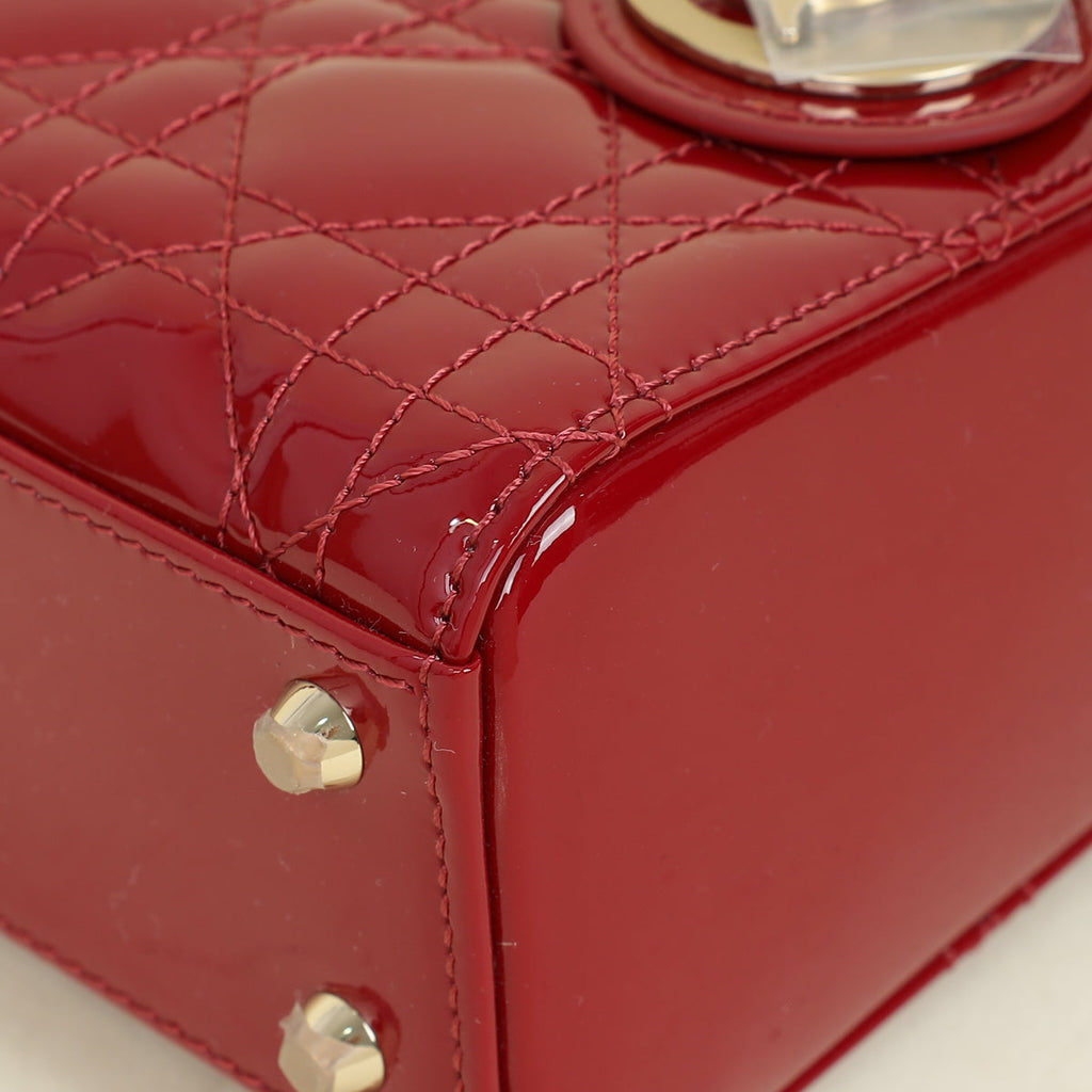 Dior Lady Dior Leather Handbag Style 95
