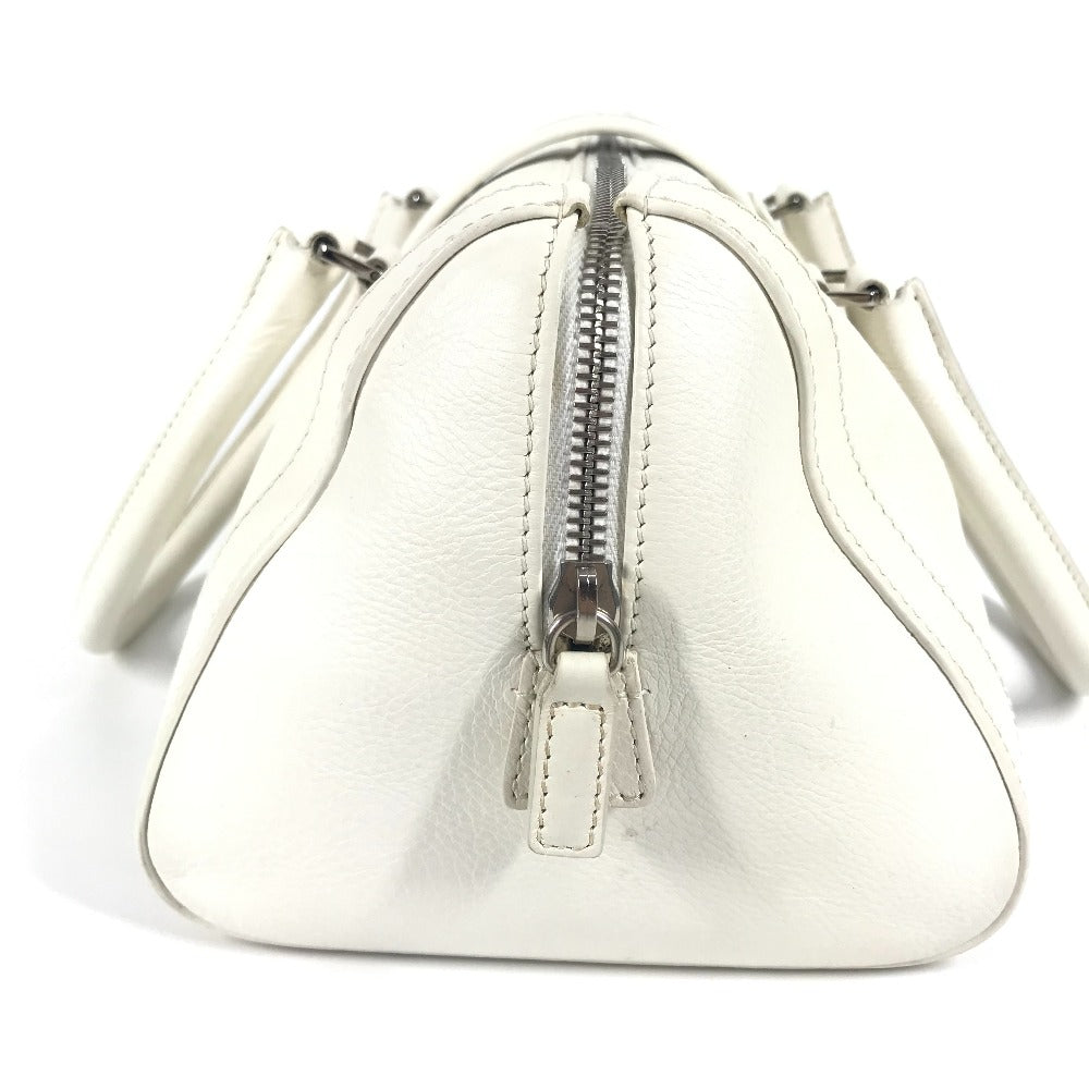 Dior Handbag leather white D logo Women