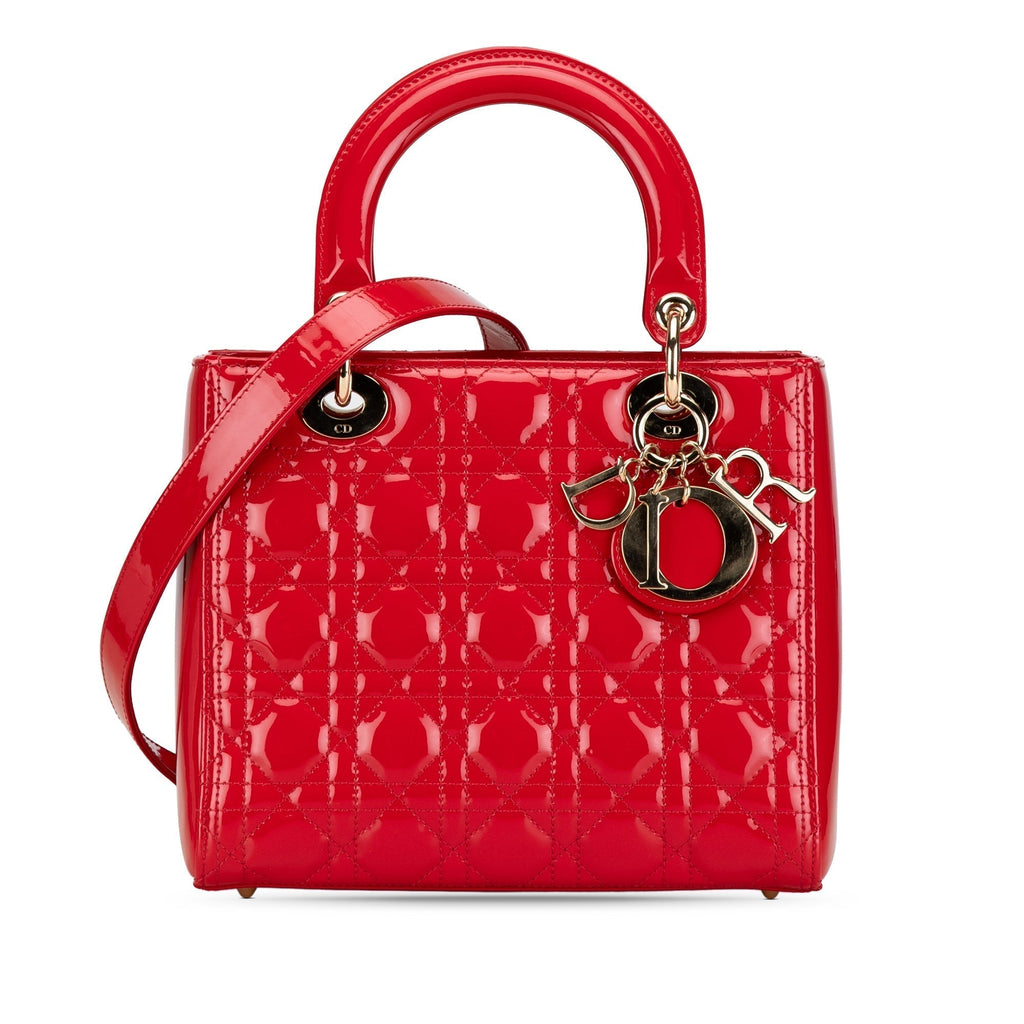 Dior Lady Dior Leather Handbag
