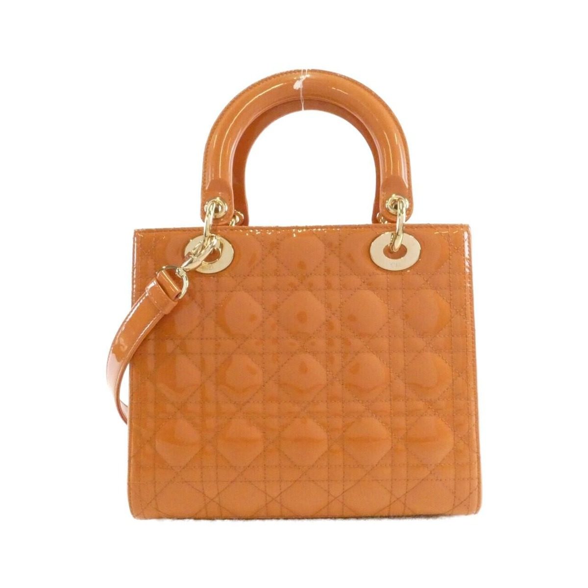 Dior Lady Bag Handbag Orange