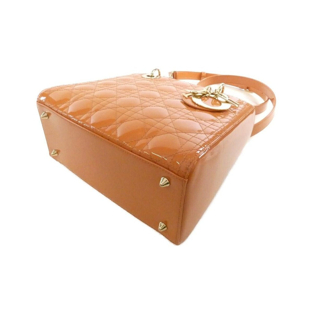 Dior Lady Bag Handbag Orange