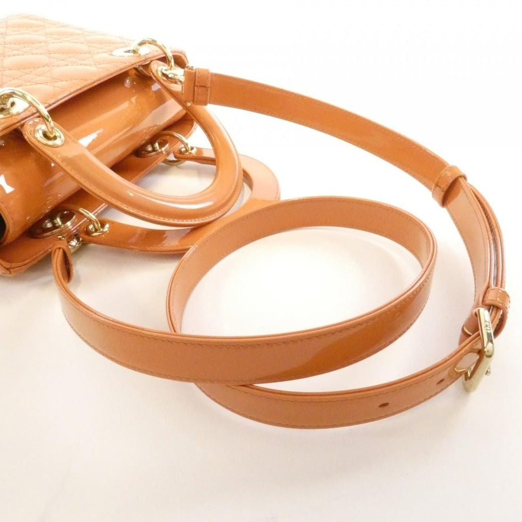 Dior Lady Bag Handbag Orange