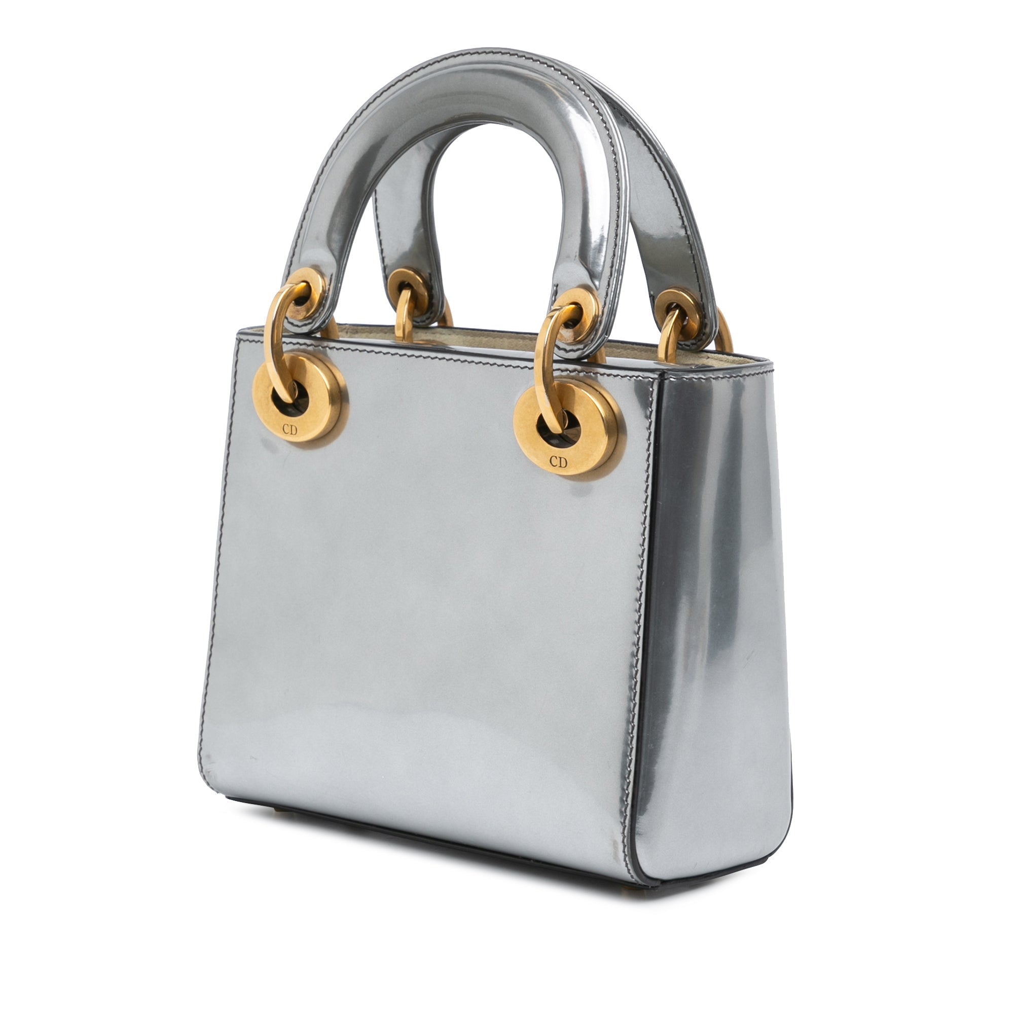 Dior Lady Dior Chain Leather Handbag