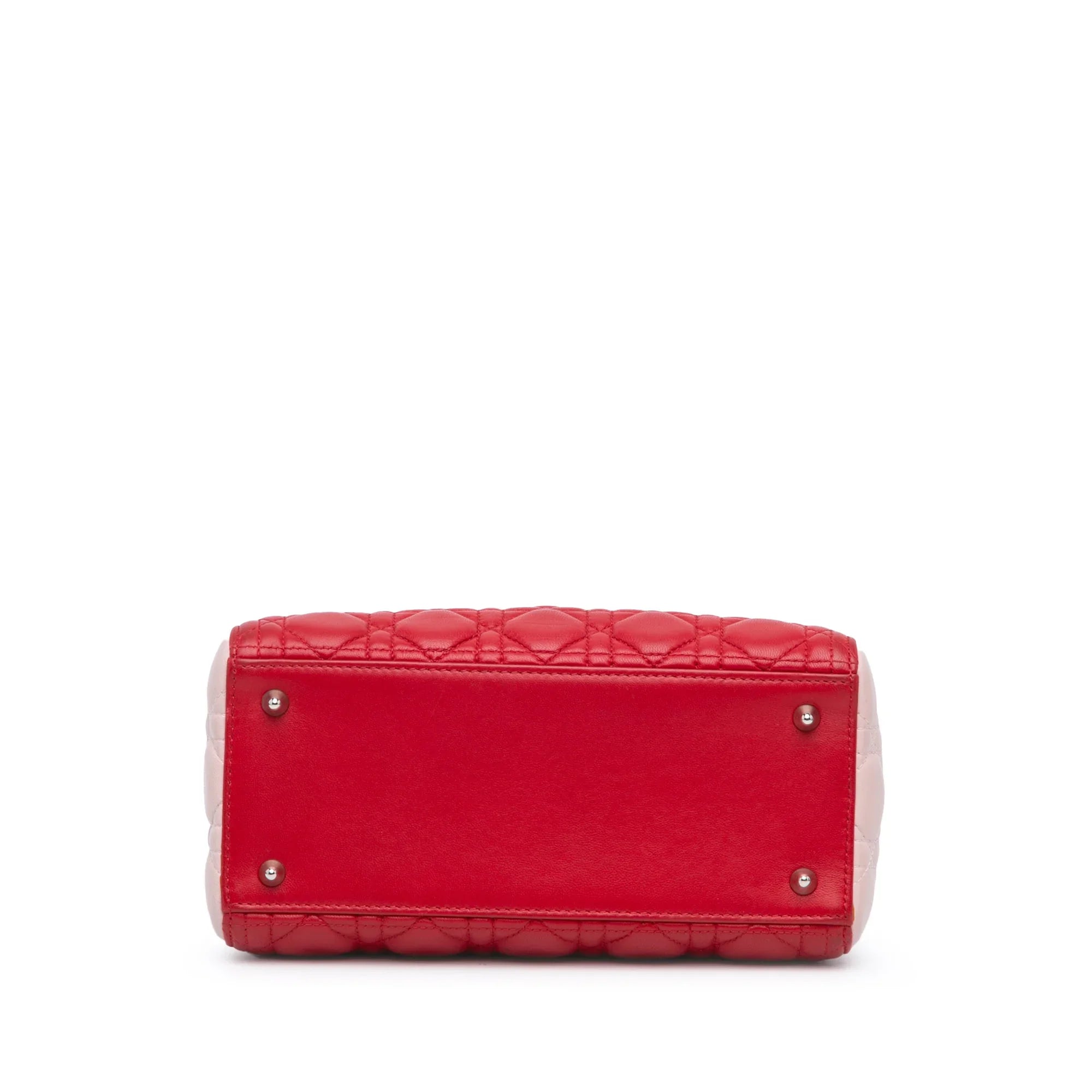 Dior Lady Dior Cannage Red Handbag Cannage