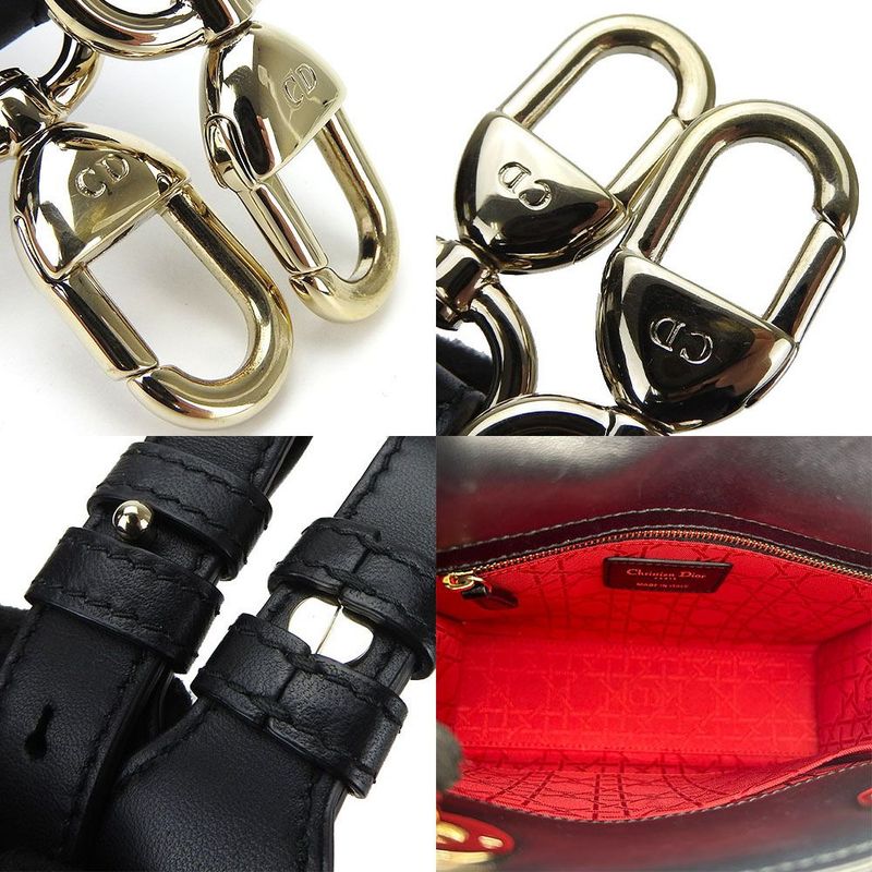 Christian Dior 2way Handbag Shoulder Lady Cannage My Abc Small
