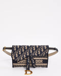 Dior Leather Canvas Clutch Bag