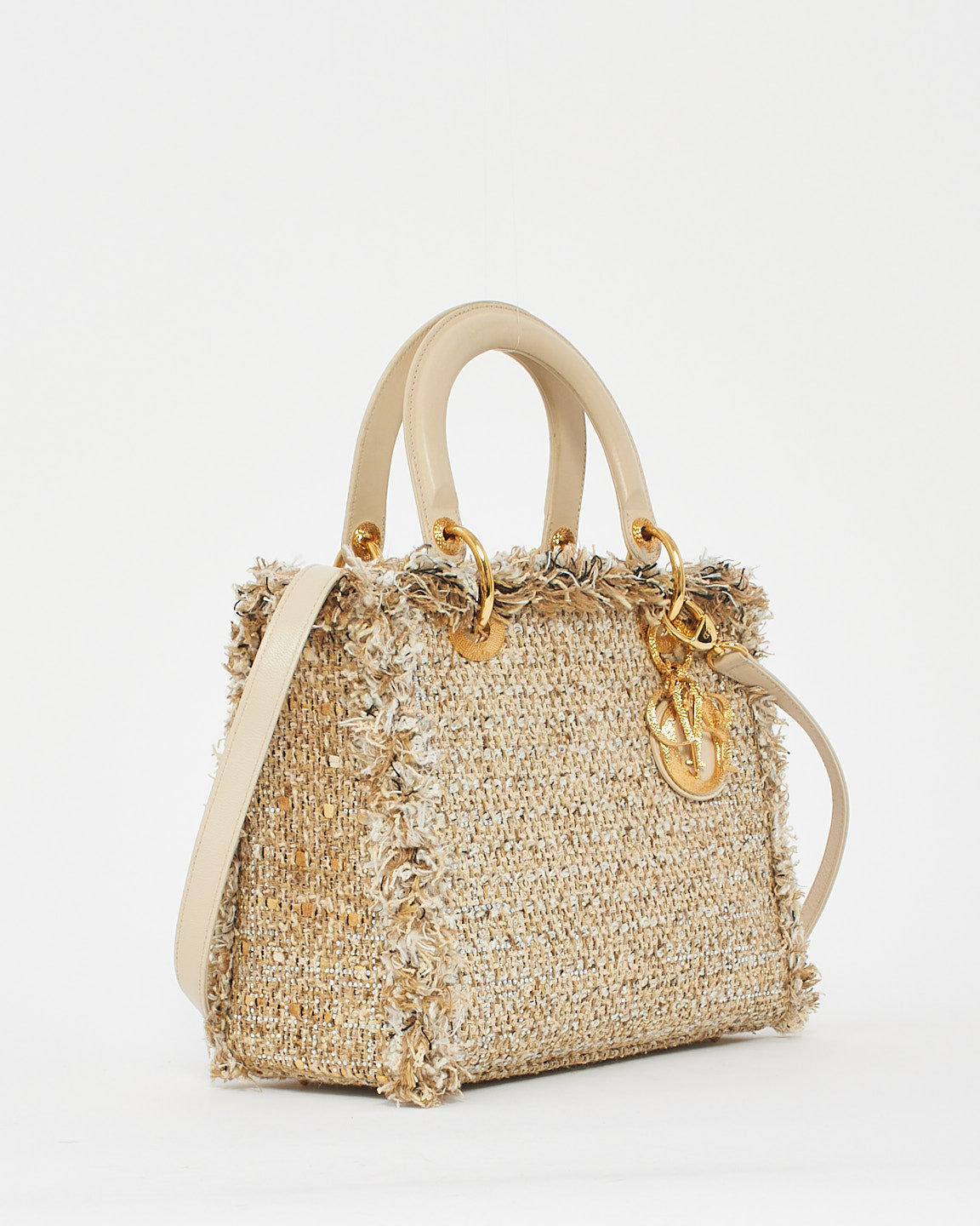 Dior Lady Dior Leather Handbag