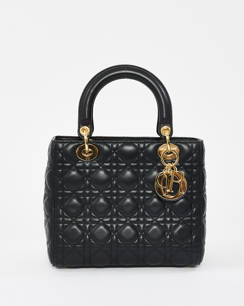 Dior Lady Dior Leather Handbag