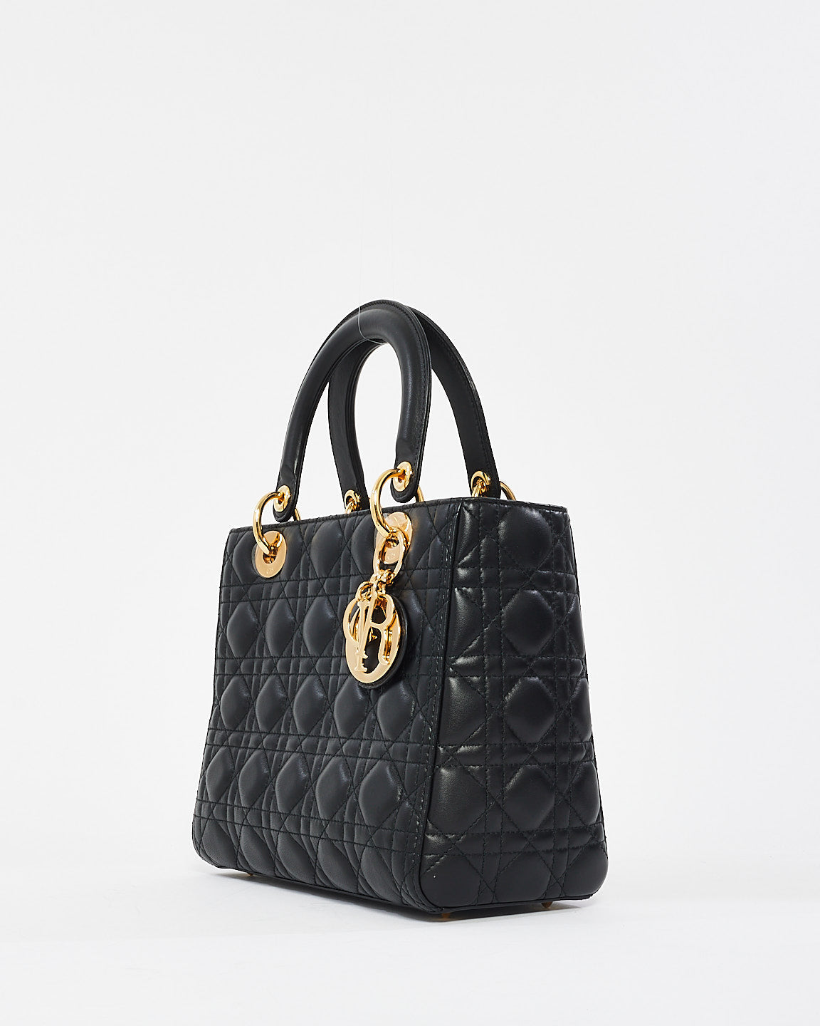 Dior Lady Dior Leather Handbag