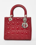 Dior Lady Dior Leather Handbag