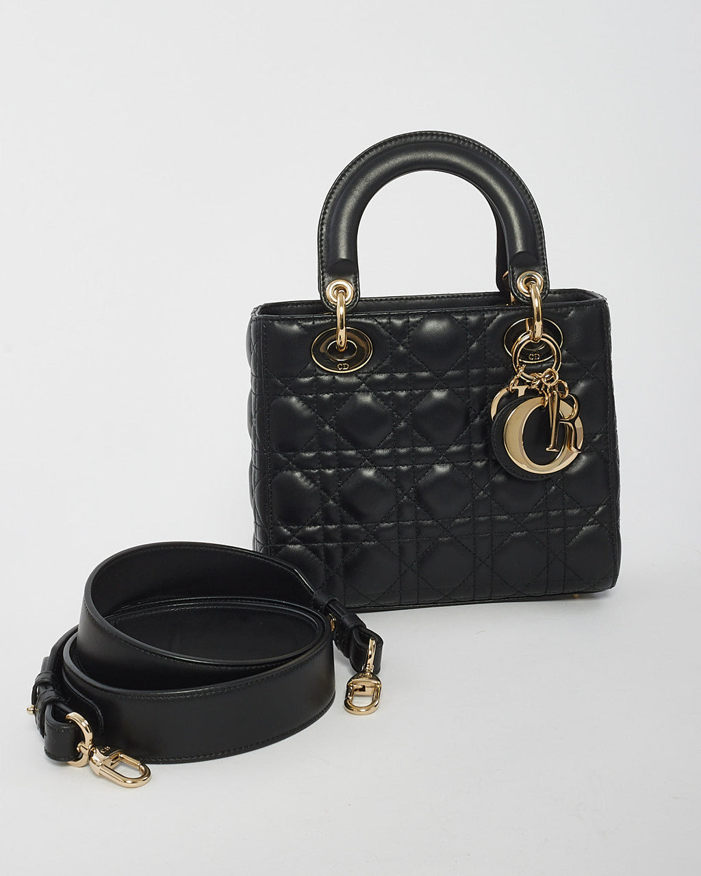 Dior Lady Dior Leather Handbag