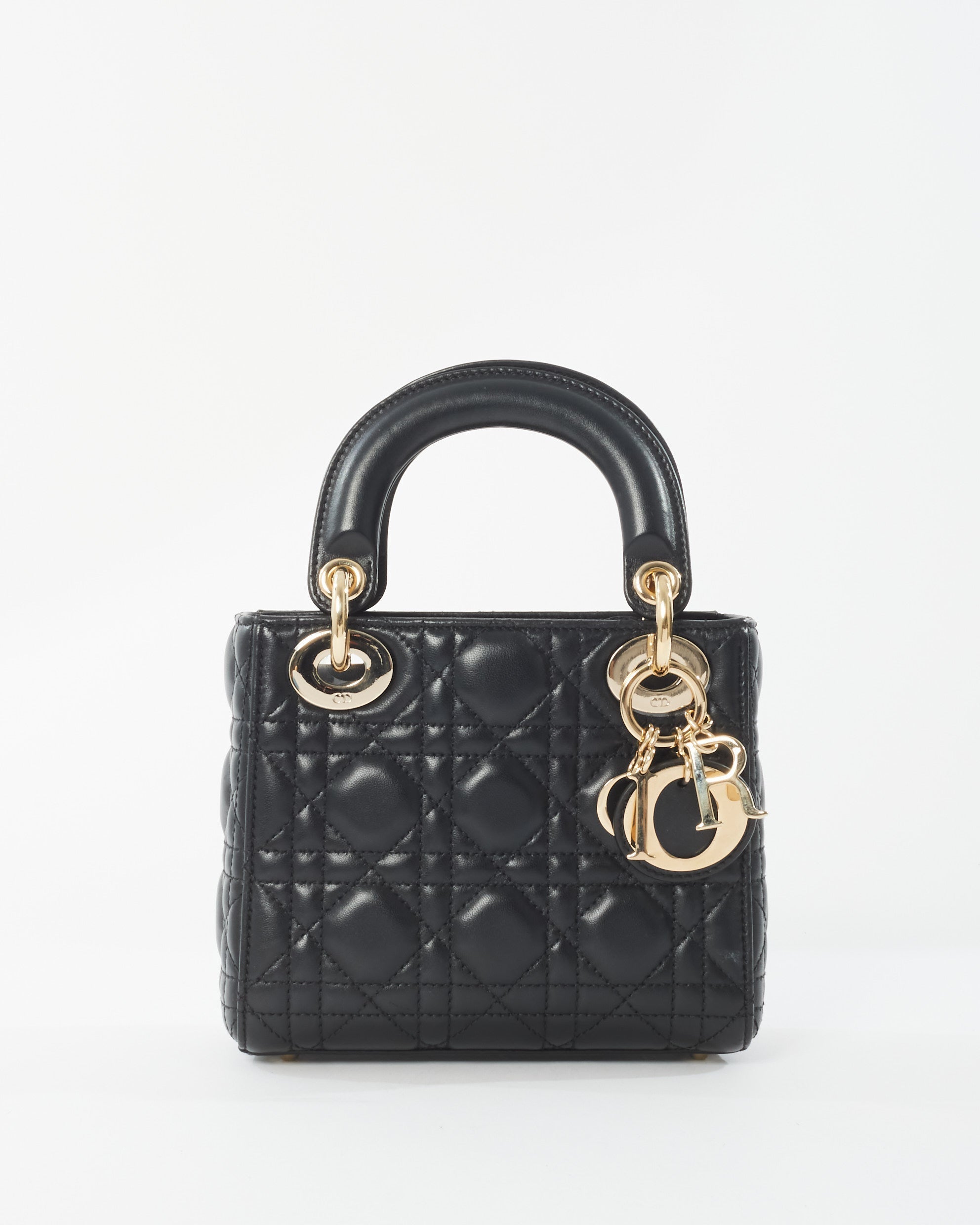 Dior Lady Dior Leather Mini Handbag