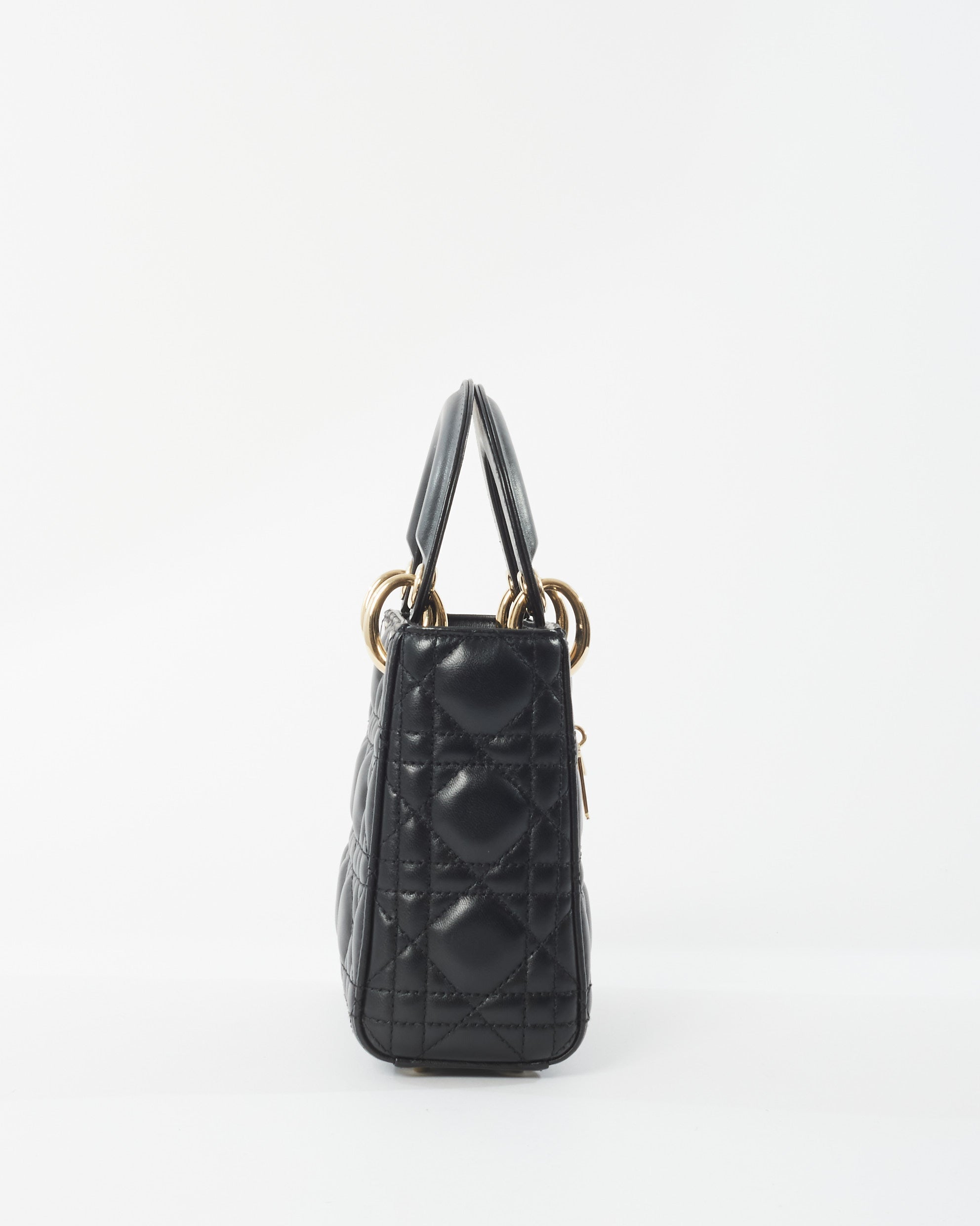 Dior Lady Dior Leather Mini Handbag