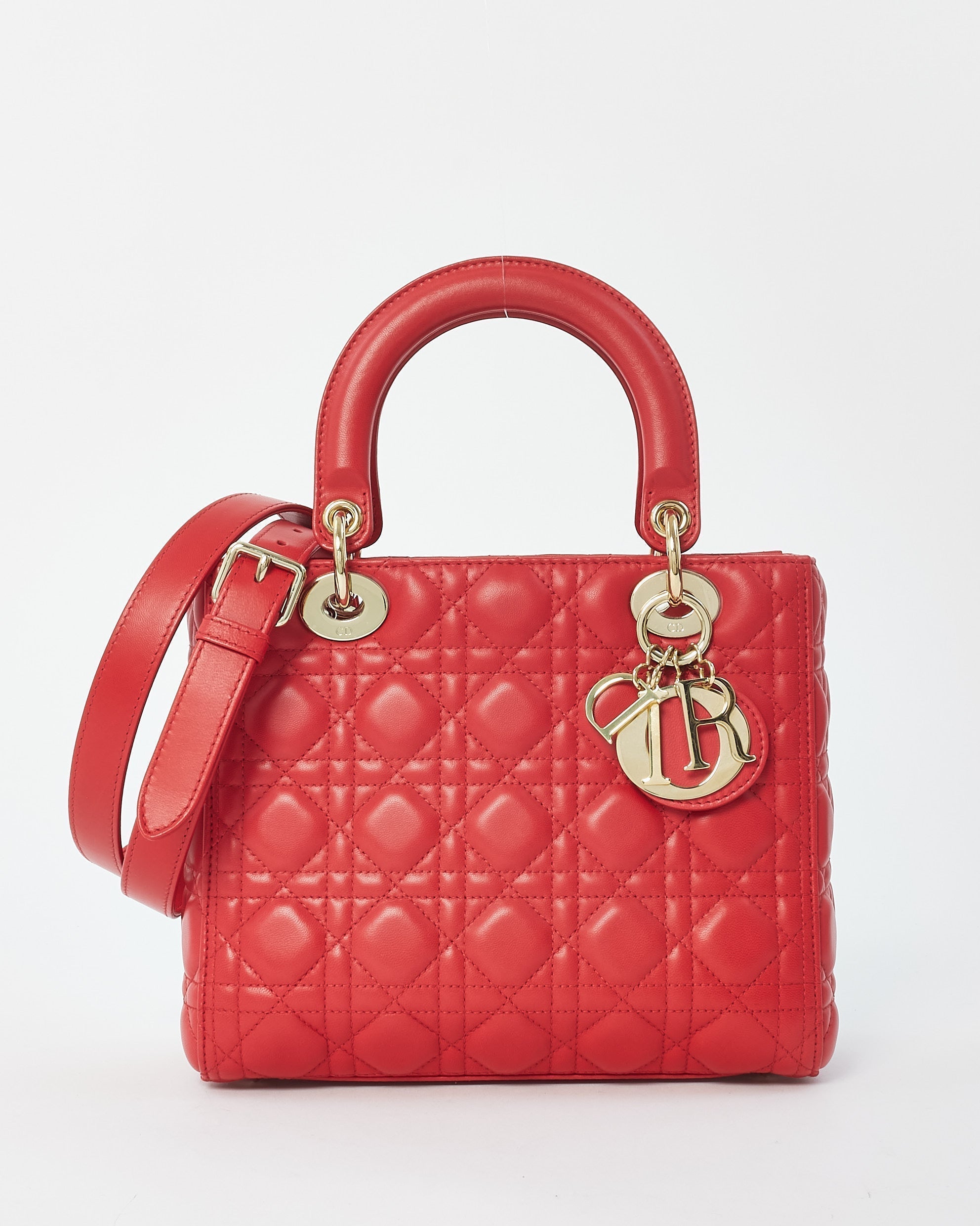 Dior Lady Dior Leather Handbag