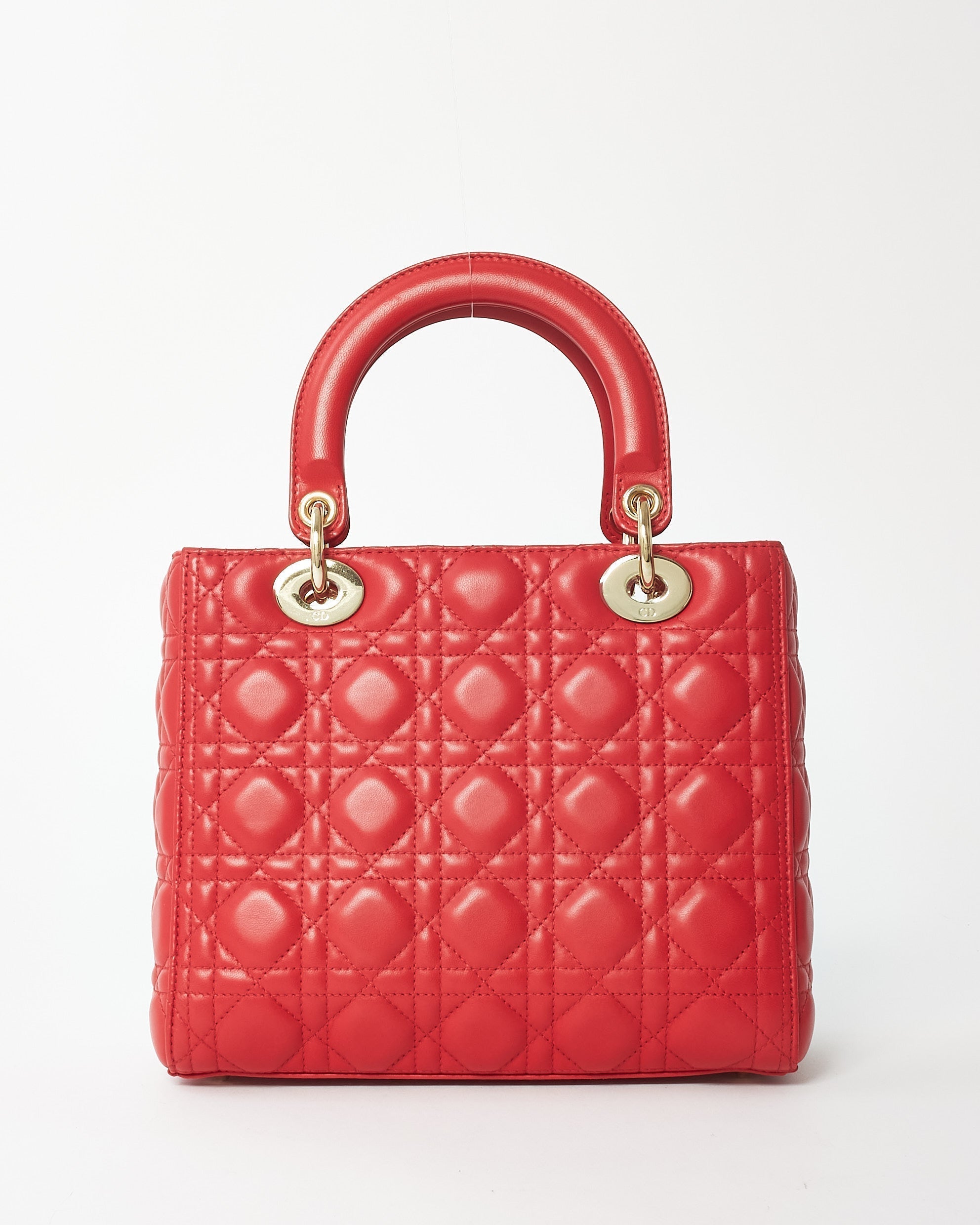Dior Lady Dior Leather Handbag