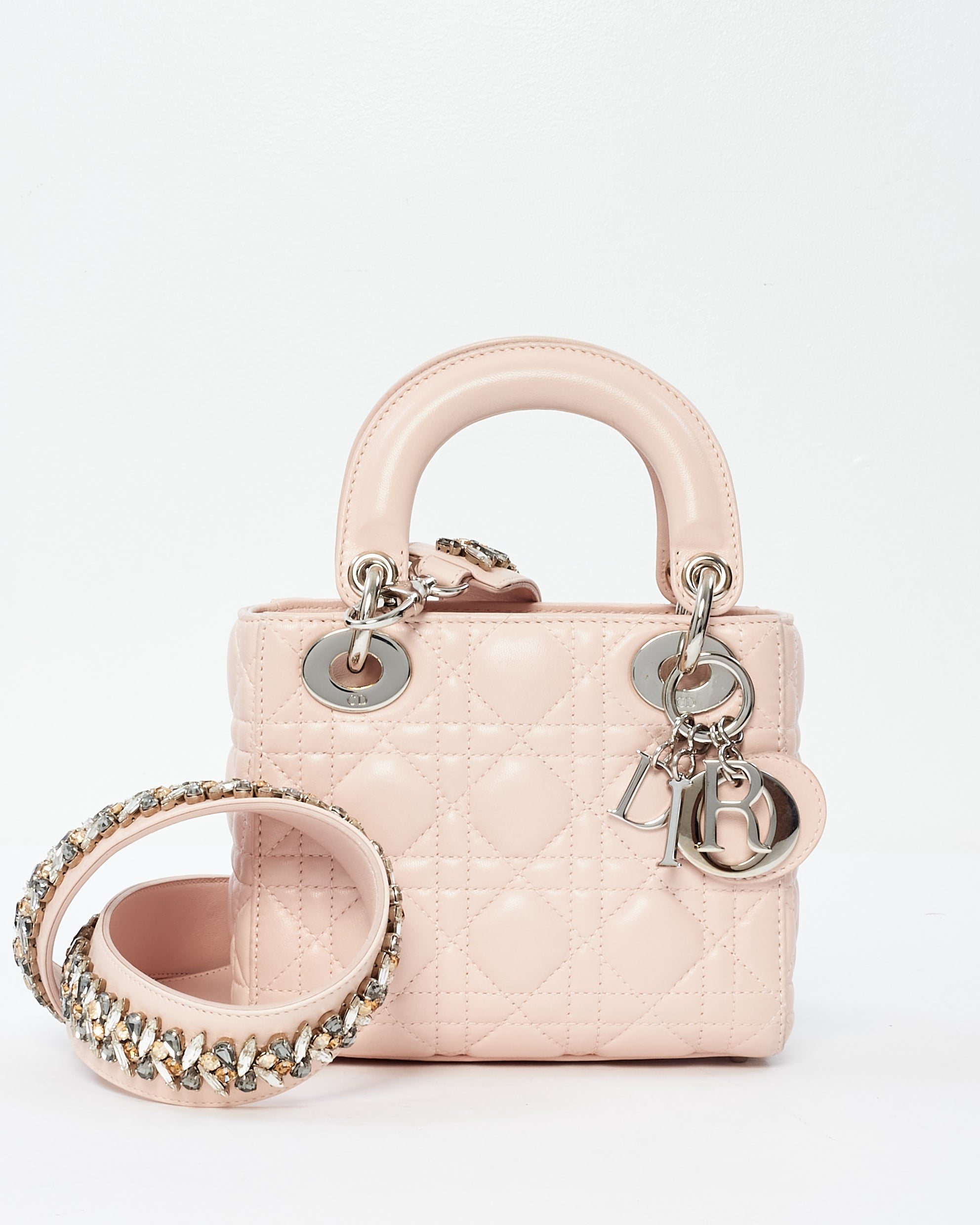 Dior Lady Dior Leather Mini Handbag