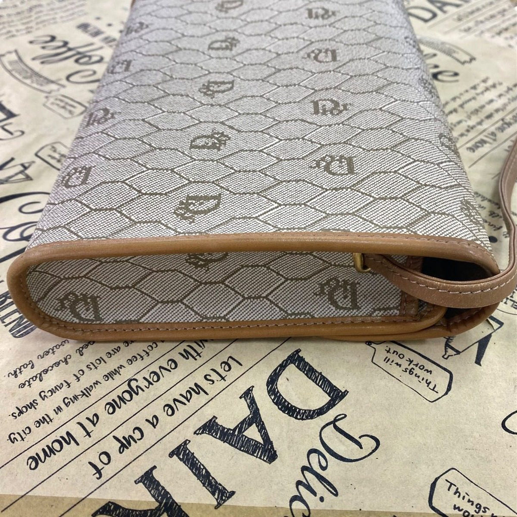 Dior Shoulder Bag Pochette Trotter White Travel