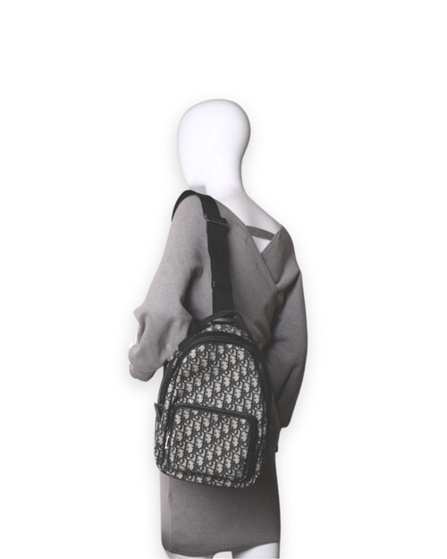 Dior - Men Oblique Jacquard Backpack
