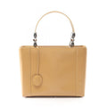 Christian Dior Handbag Maris Pearl Beige Leather Tote