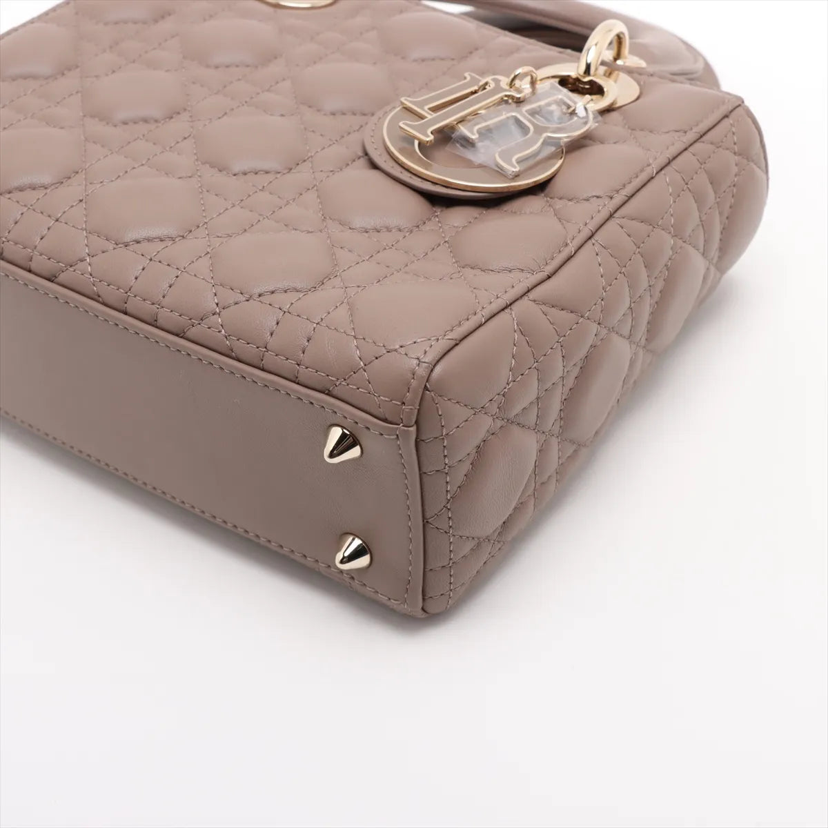 Dior Lady Dior Cannage Beige Handbag
