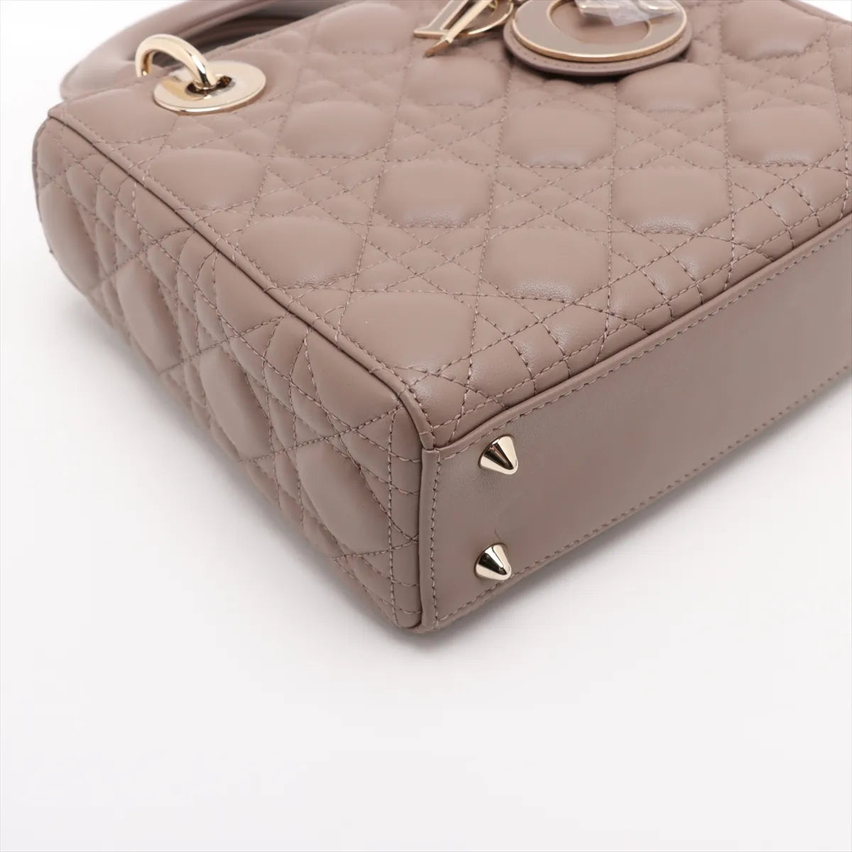 Dior Lady Dior Cannage Beige Handbag