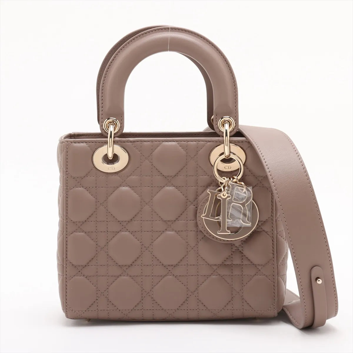Dior Lady Dior Cannage Beige Handbag