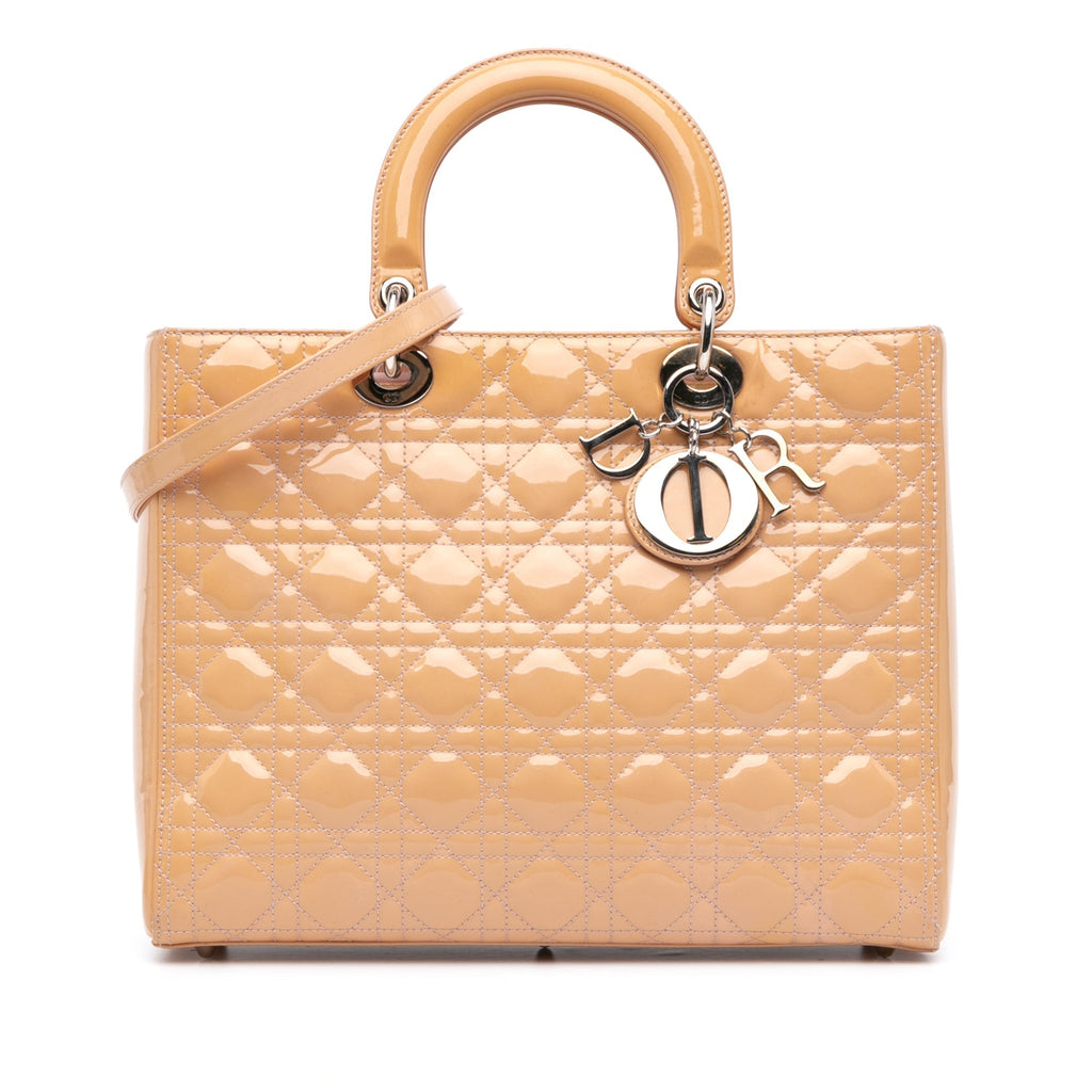 Dior Lady Dior Leather Handbag