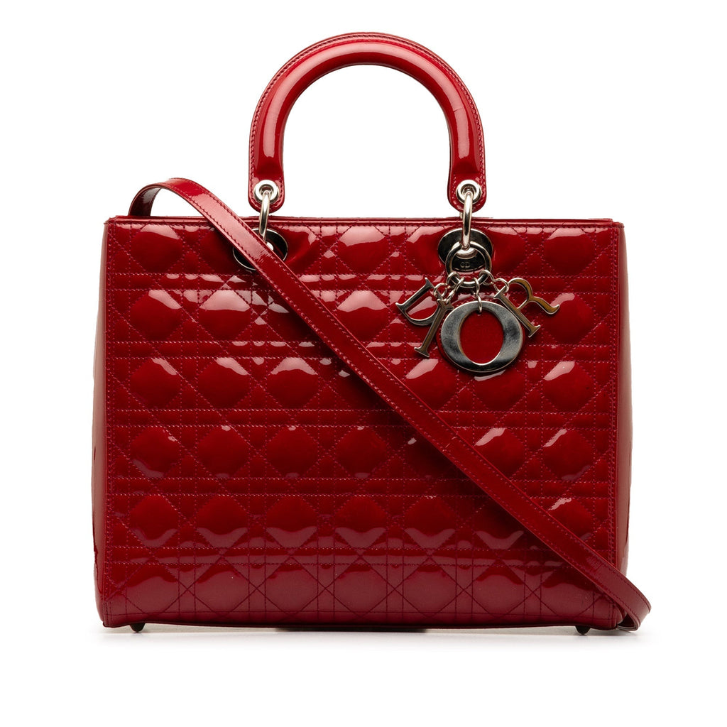 Dior Lady Dior Leather Handbag