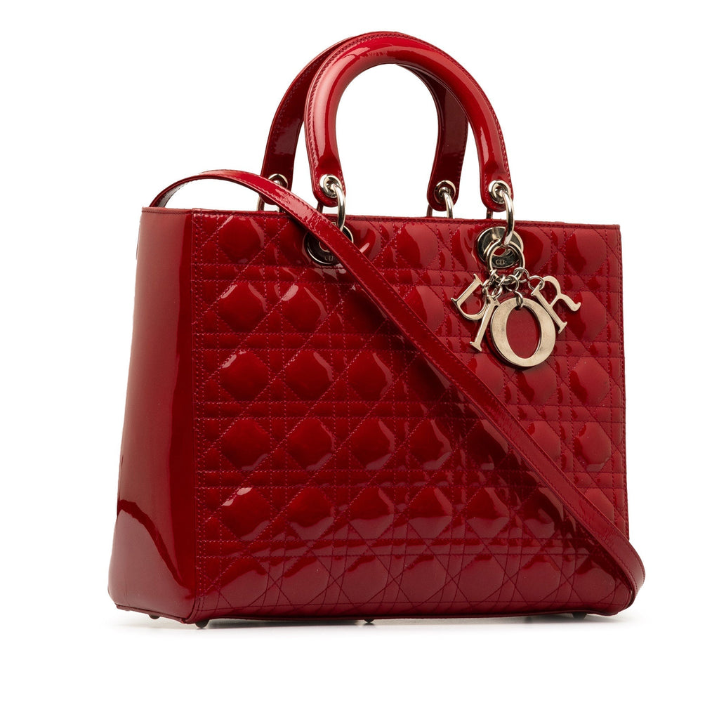 Dior Lady Dior Leather Handbag