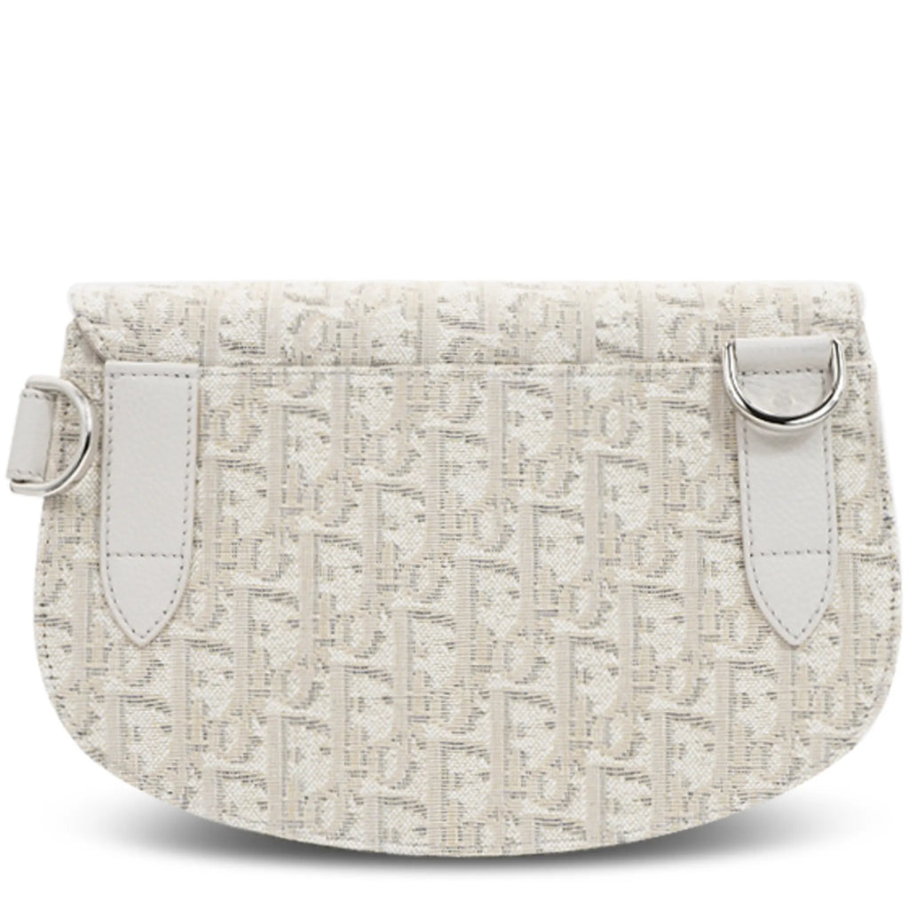 Dior Oblique Canvas Saddle Messenger Bag Beige