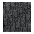 Dior Oblique Jacquard Black Vertical Bifold Wallet