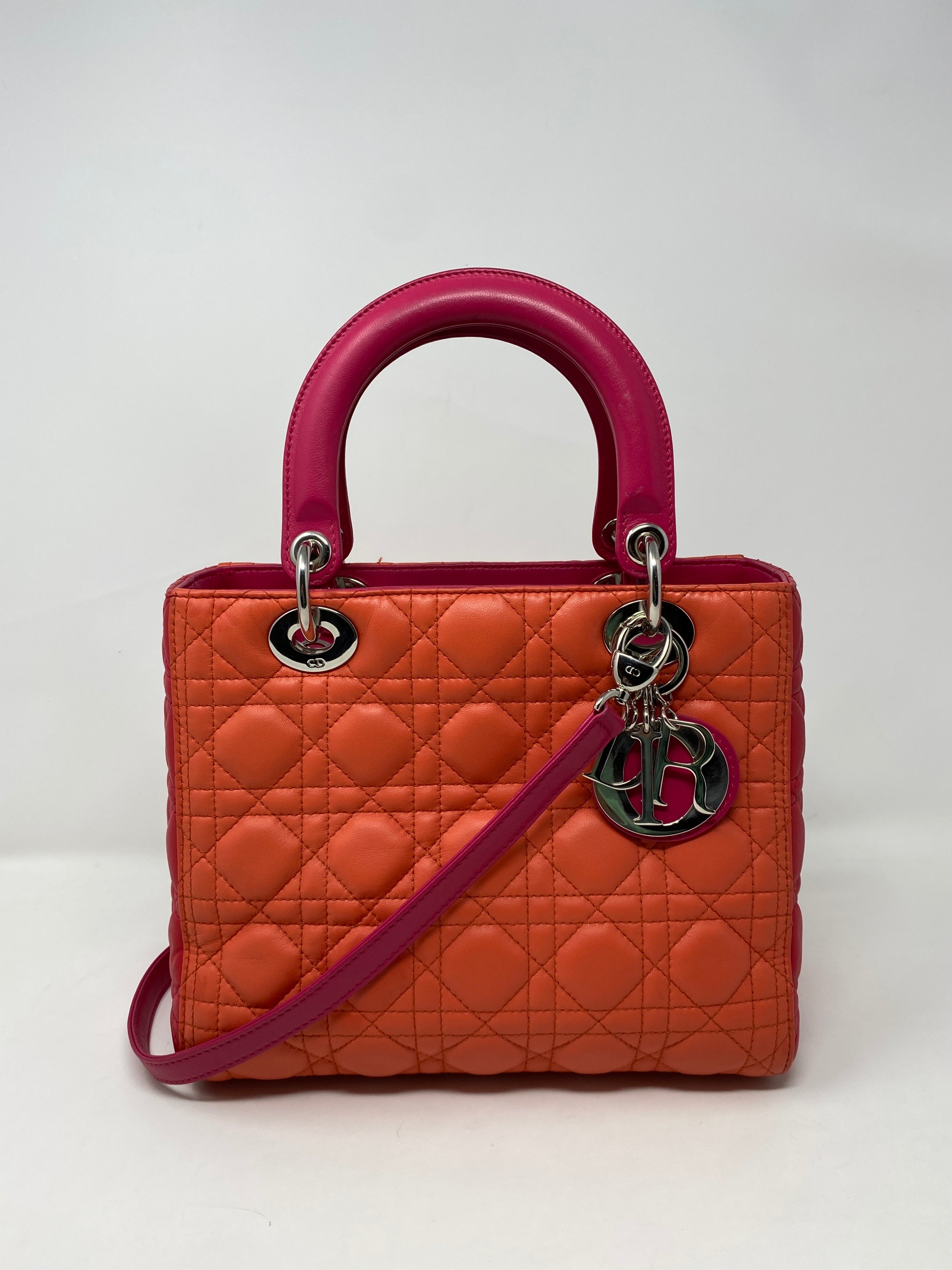 Dior Lady Dior Leather Handbag