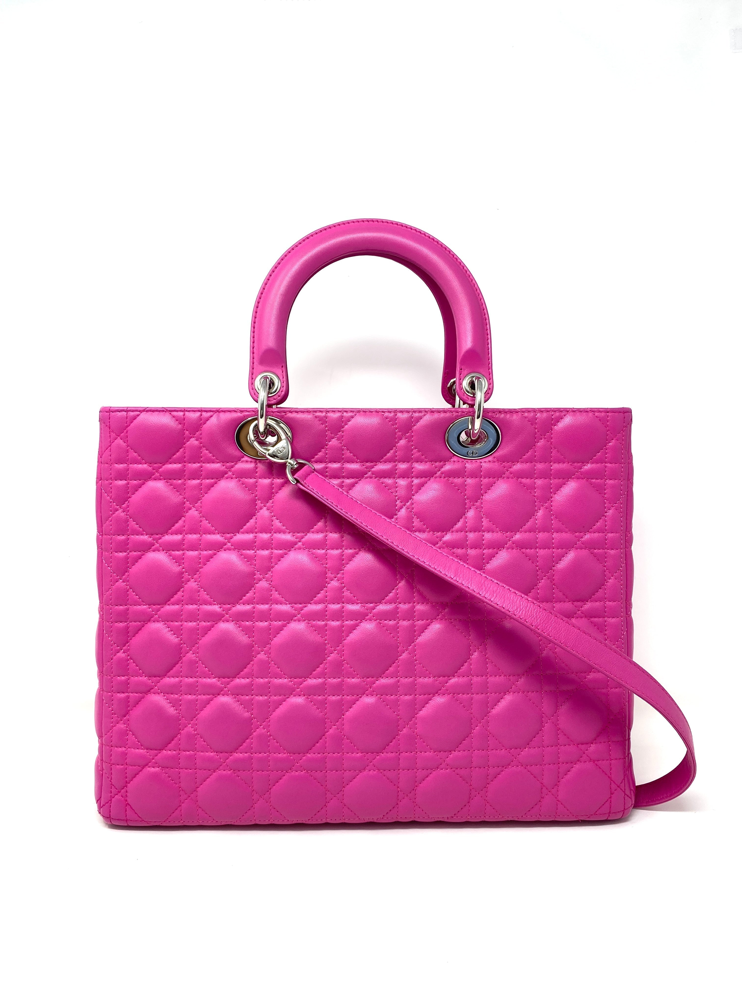 Dior Lady Dior Leather Handbag