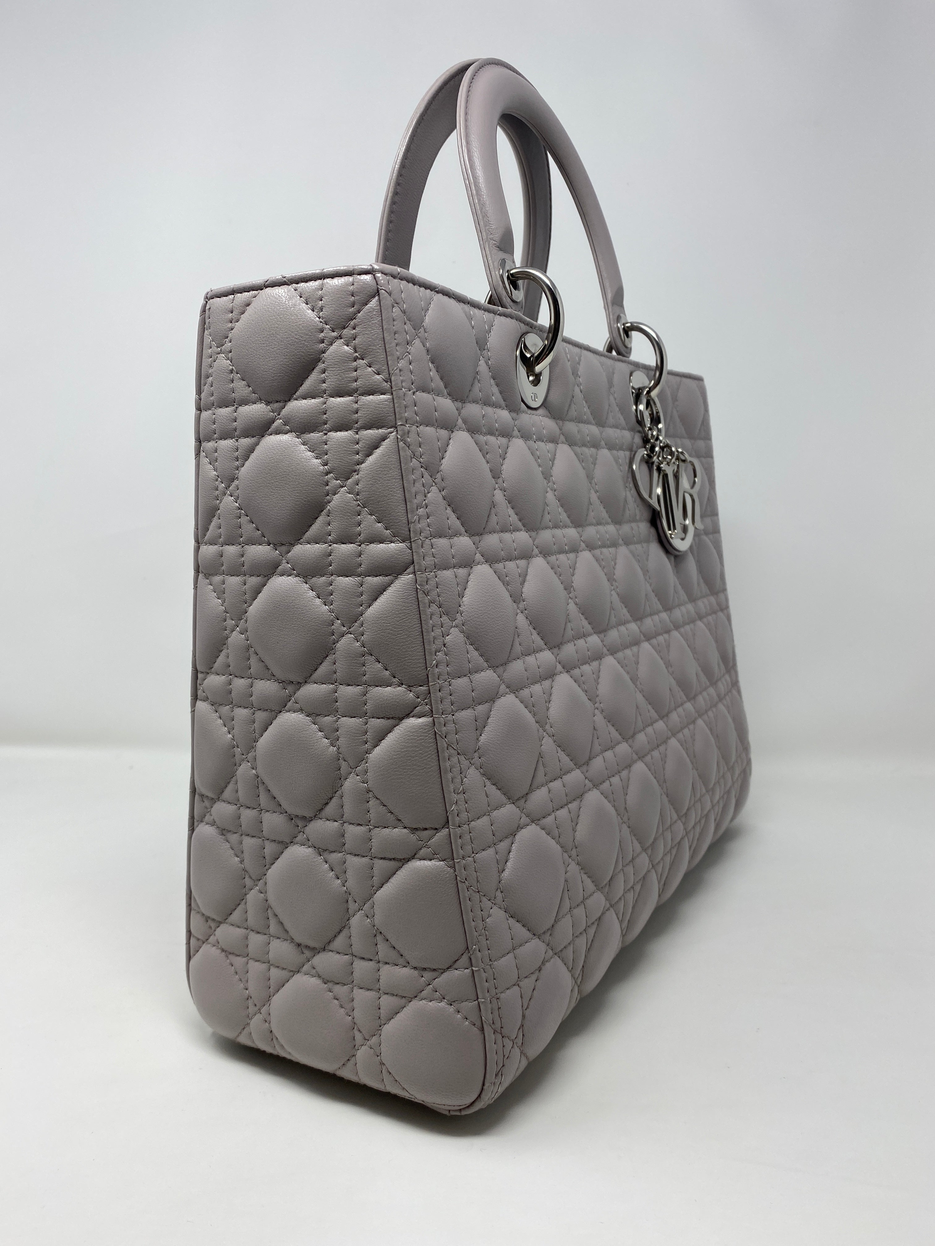 Dior Lady Dior Lou Leather Handbag