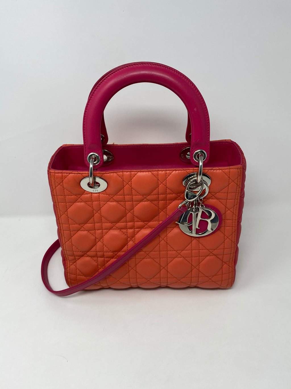 Dior Lady Dior Leather Handbag