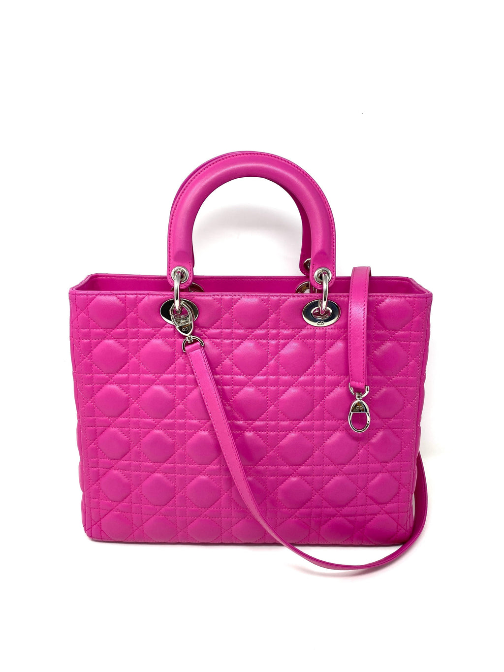 Dior Lady Dior Leather Handbag