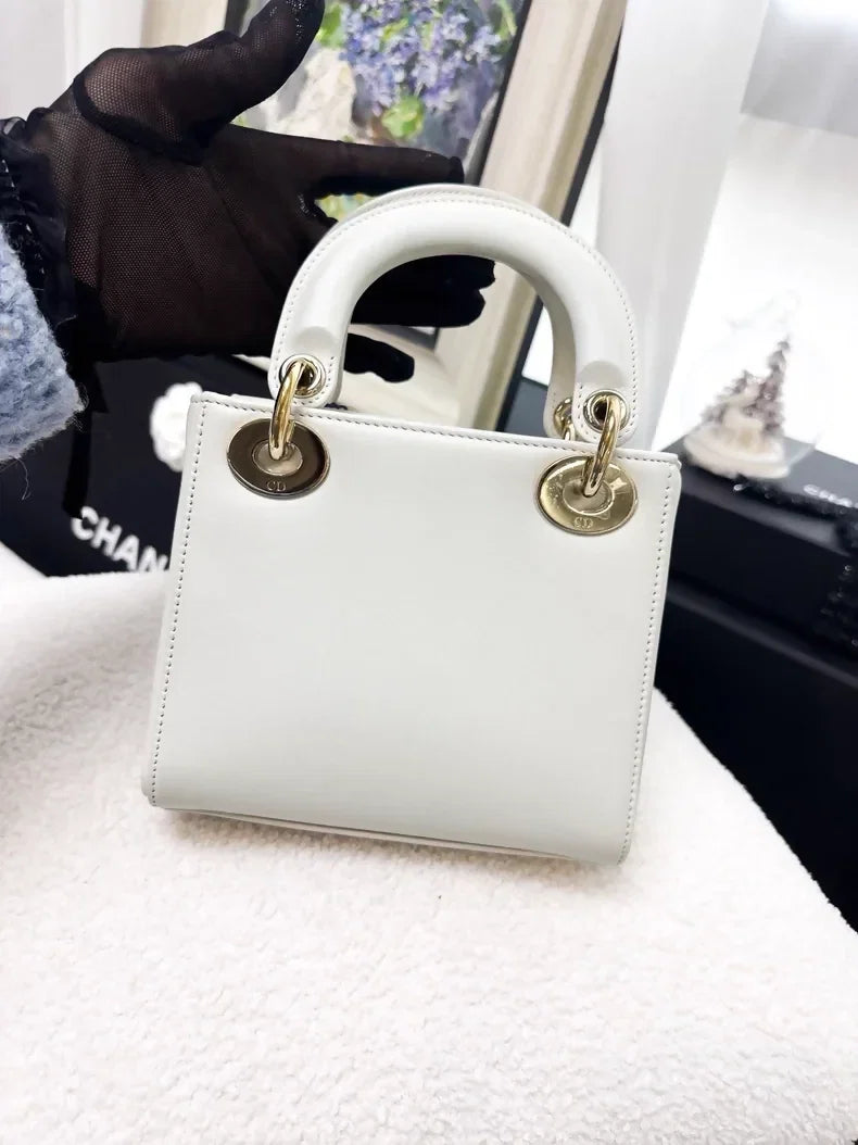 Dior Valentine's Day limited edition white Lady Dior bag