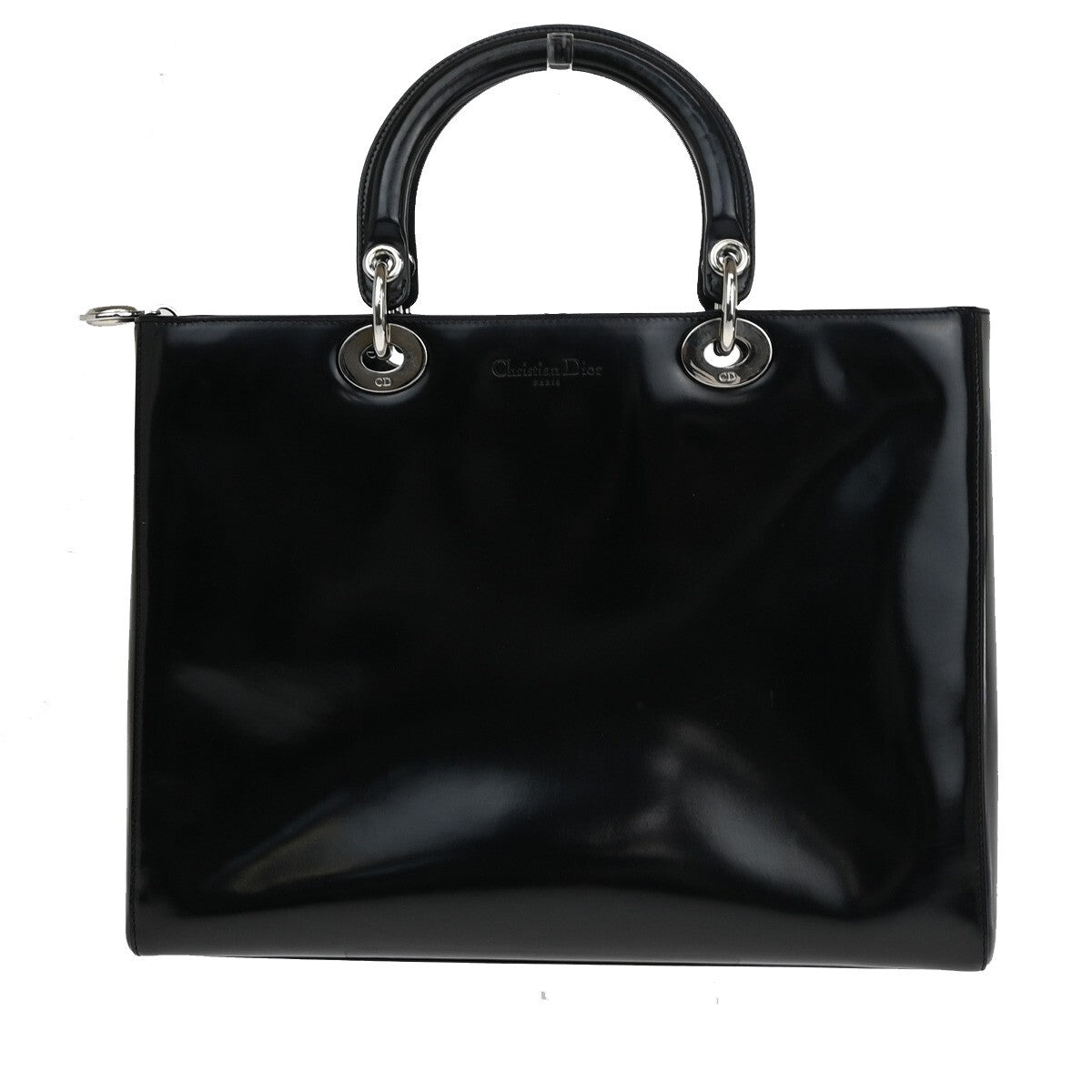 Dior Lady Dior Leather Black Handbag Leather