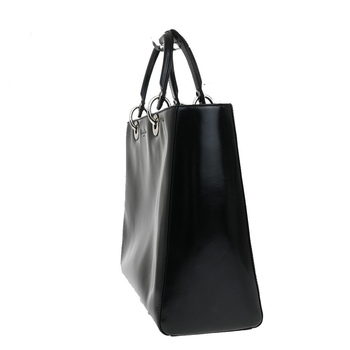 Dior Lady Dior Leather Black Handbag Leather